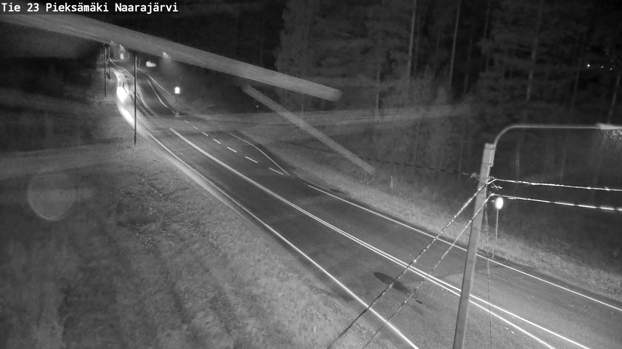 Weather Camera Image Road 23 Pieksämäki, Naarajärvi, Pieksämäki, Etelä-Savo