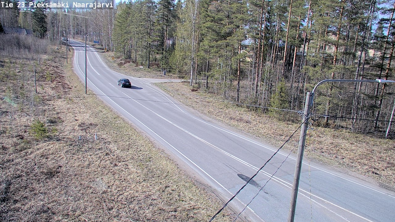Weather Camera Image Väg 23 Pieksämäki, Naarajärvi, Pieksämäki, Etelä-Savo