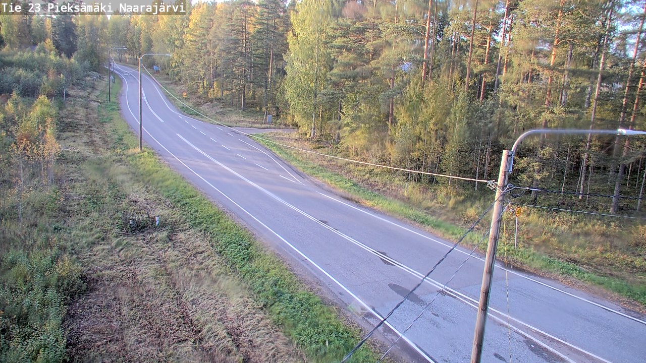 Weather Camera Image Road 23 Pieksämäki, Naarajärvi, Pieksämäki, Etelä-Savo