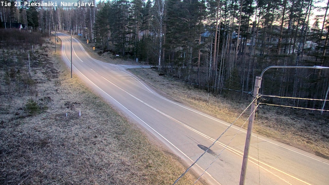 Weather Camera Image Väg 23 Pieksämäki, Naarajärvi, Pieksämäki, Etelä-Savo