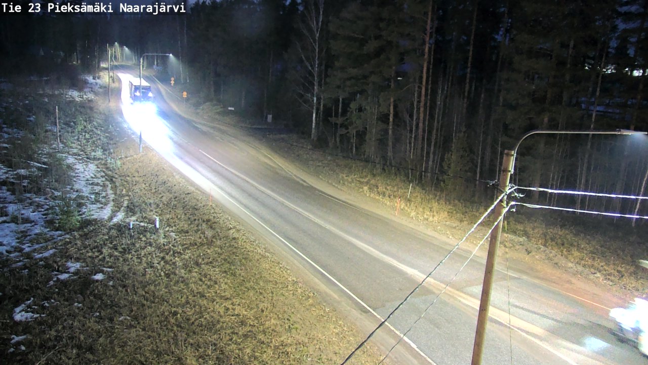 Weather Camera Image Väg 23 Pieksämäki, Naarajärvi, Pieksämäki, Etelä-Savo