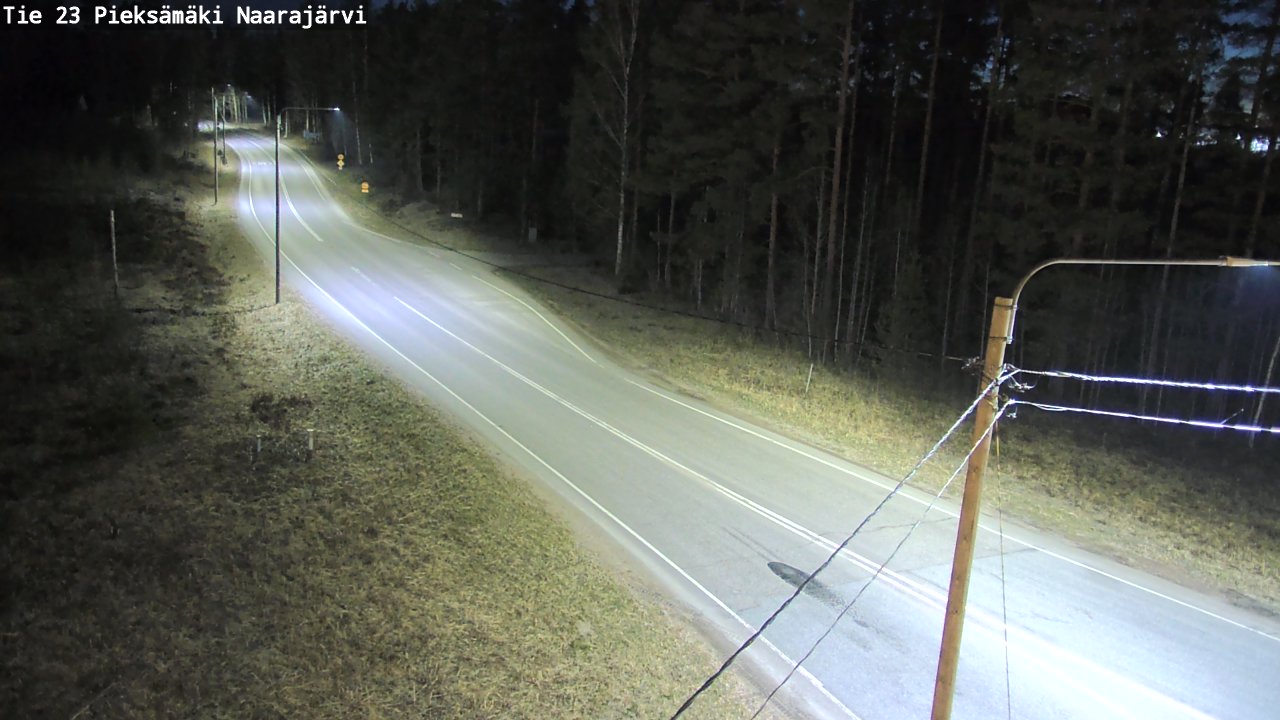 Weather Camera Image Road 23 Pieksämäki, Naarajärvi, Pieksämäki, Etelä-Savo