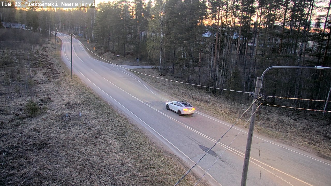 Weather Camera Image Väg 23 Pieksämäki, Naarajärvi, Pieksämäki, Etelä-Savo