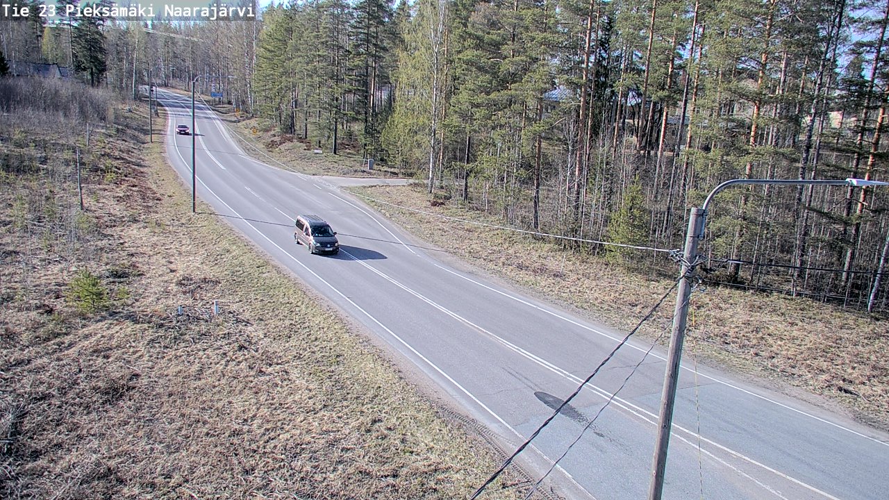 Weather Camera Image Väg 23 Pieksämäki, Naarajärvi, Pieksämäki, Etelä-Savo