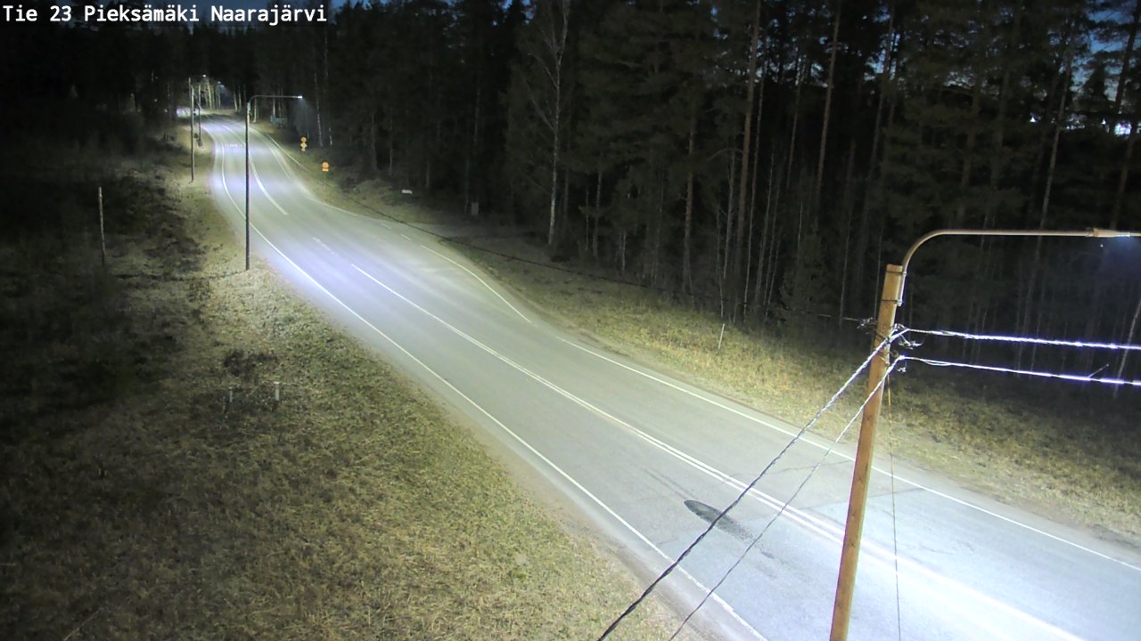 Weather Camera Image Väg 23 Pieksämäki, Naarajärvi, Pieksämäki, Etelä-Savo