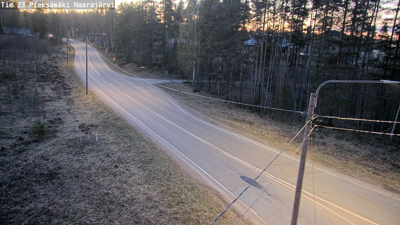 Weather Camera Image Väg 23 Pieksämäki, Naarajärvi, Pieksämäki, Etelä-Savo