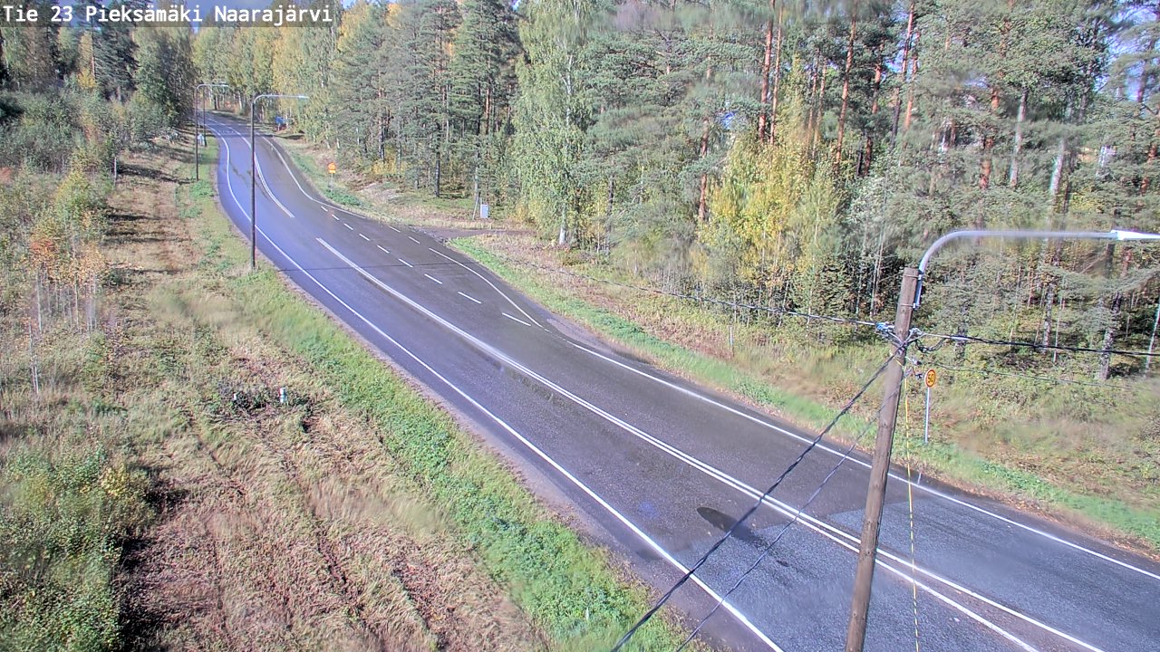 Weather Camera Image Road 23 Pieksämäki, Naarajärvi, Pieksämäki, Etelä-Savo