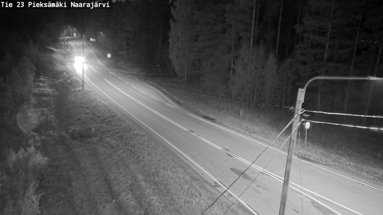 Weather Camera Image Road 23 Pieksämäki, Naarajärvi, Pieksämäki, Etelä-Savo