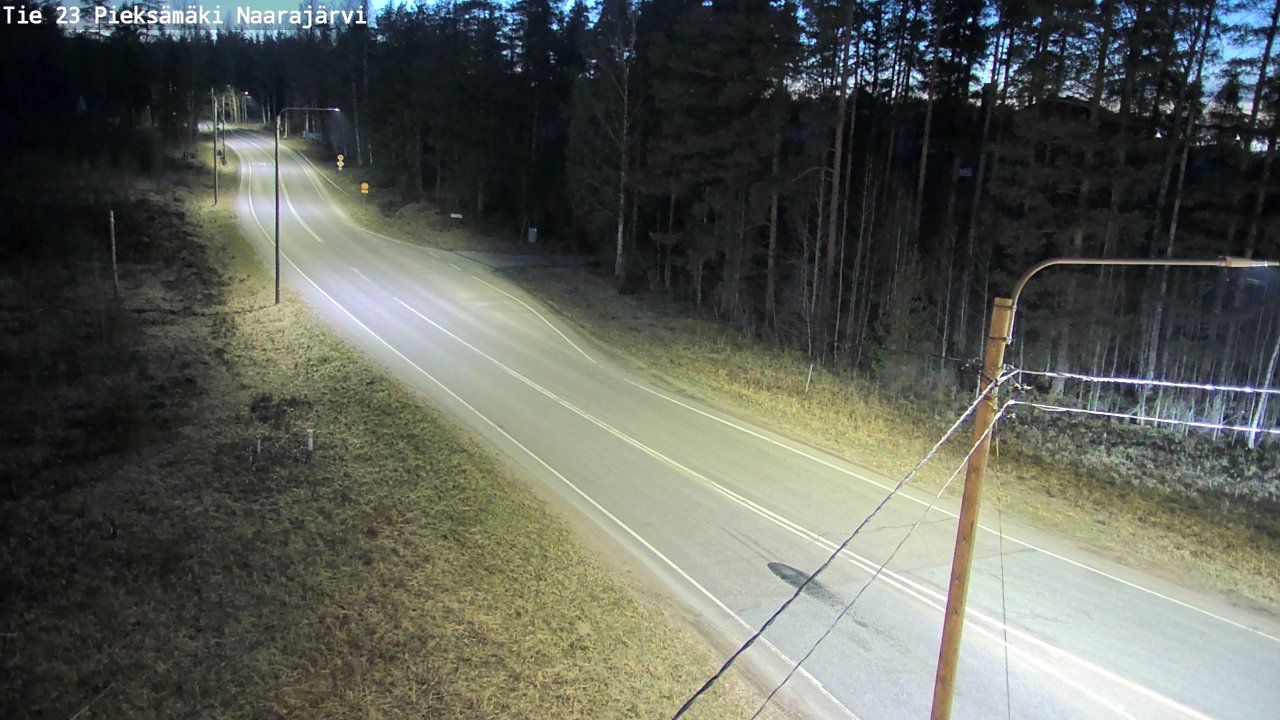 Weather Camera Image Väg 23 Pieksämäki, Naarajärvi, Pieksämäki, Etelä-Savo