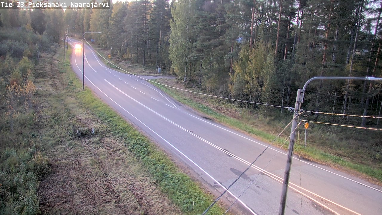Weather Camera Image Road 23 Pieksämäki, Naarajärvi, Pieksämäki, Etelä-Savo