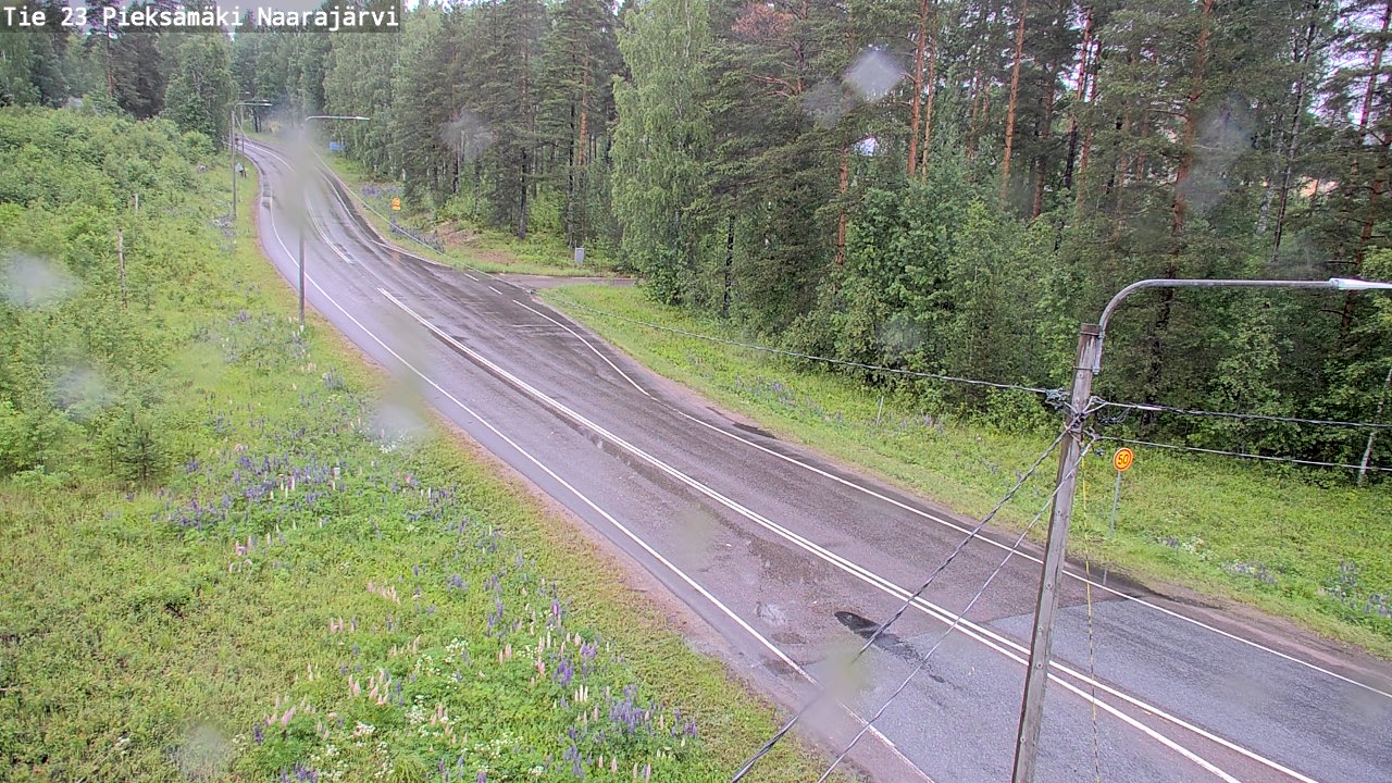 Weather Camera Image Väg 23 Pieksämäki, Naarajärvi, Pieksämäki, Etelä-Savo
