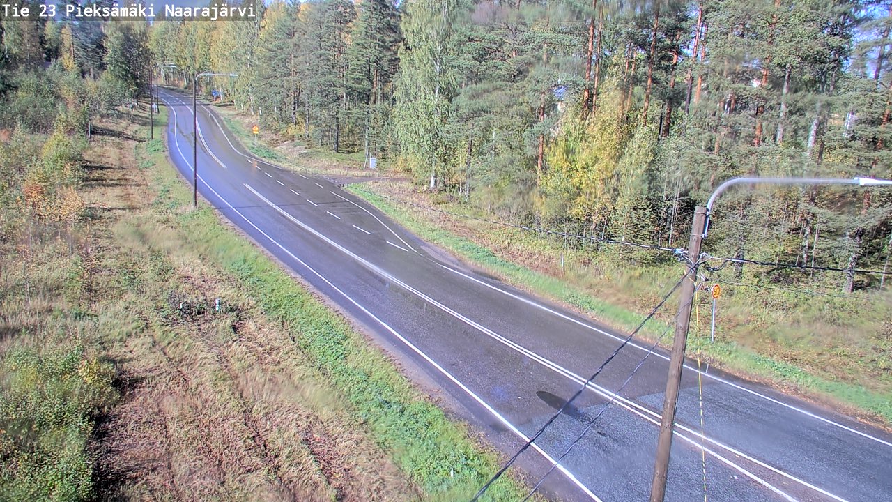Weather Camera Image Road 23 Pieksämäki, Naarajärvi, Pieksämäki, Etelä-Savo