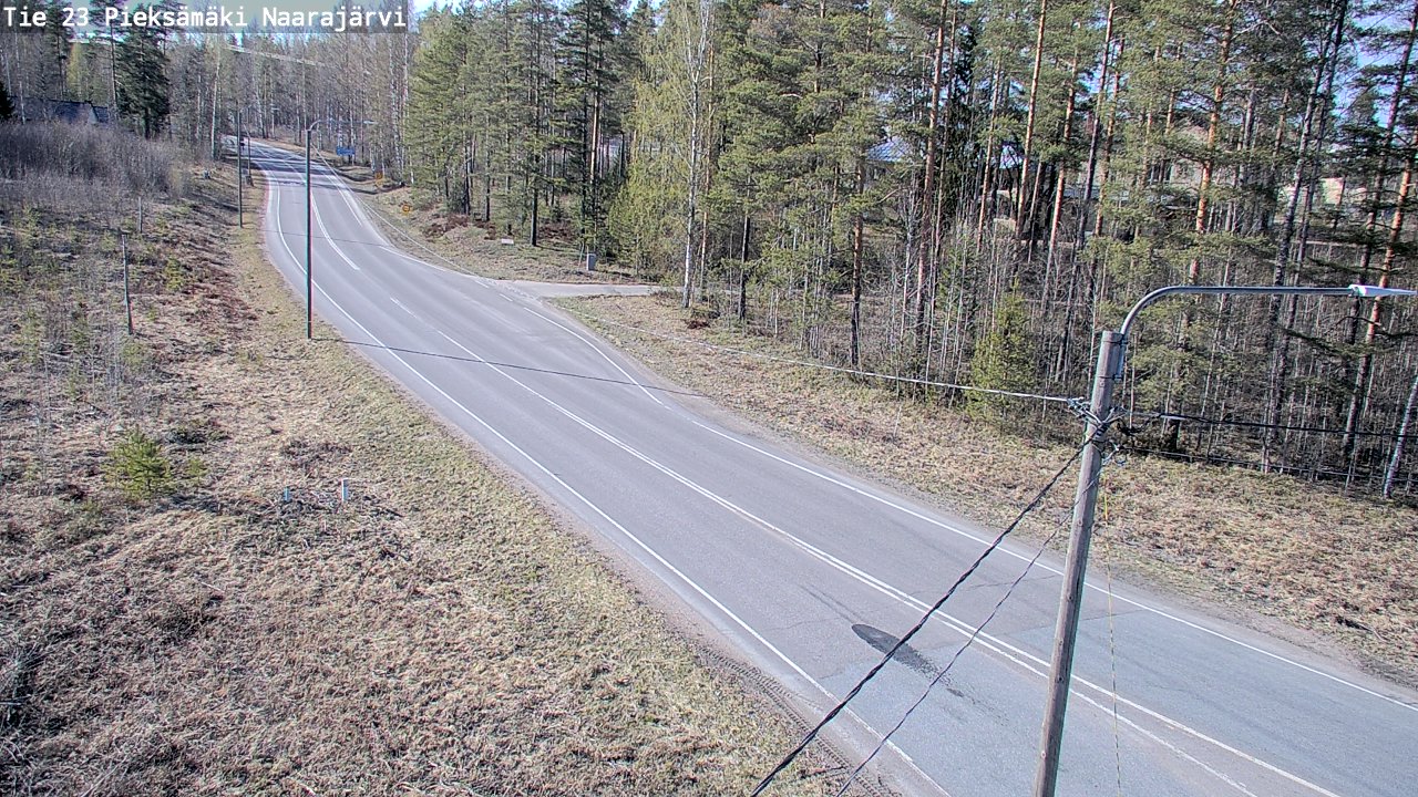Weather Camera Image Väg 23 Pieksämäki, Naarajärvi, Pieksämäki, Etelä-Savo