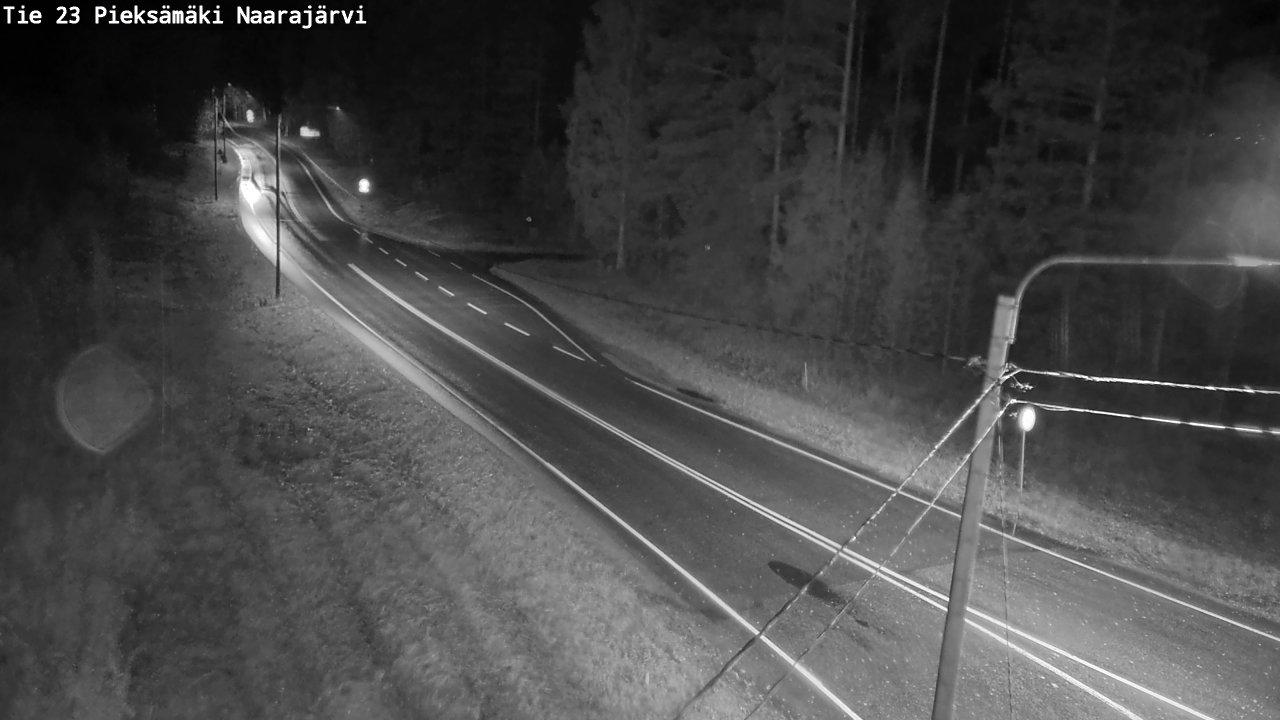 Weather Camera Image Road 23 Pieksämäki, Naarajärvi, Pieksämäki, Etelä-Savo