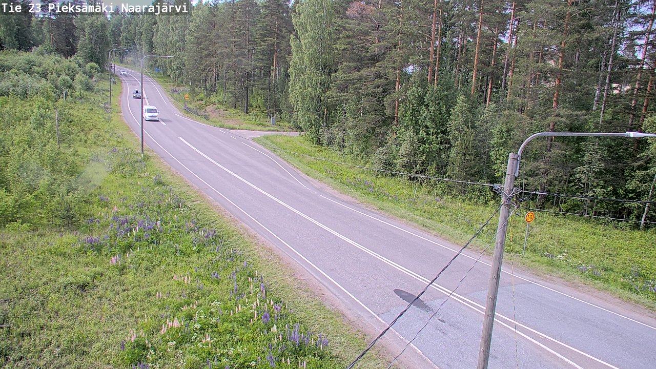 Kelikamerat Kuva Tie 23 Pieksämäki, Naarajärvi, Pieksämäki, Etelä-Savo