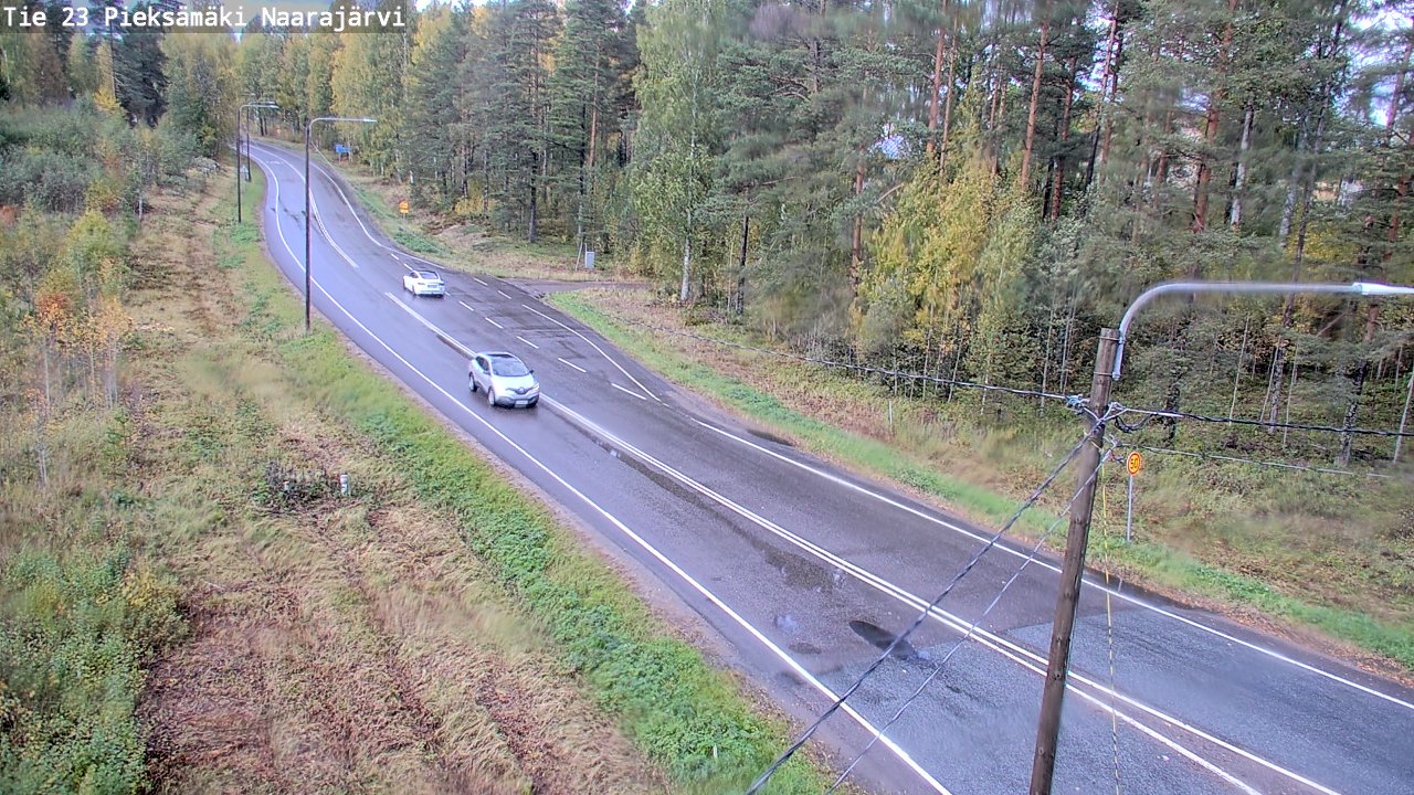 Weather Camera Image Road 23 Pieksämäki, Naarajärvi, Pieksämäki, Etelä-Savo