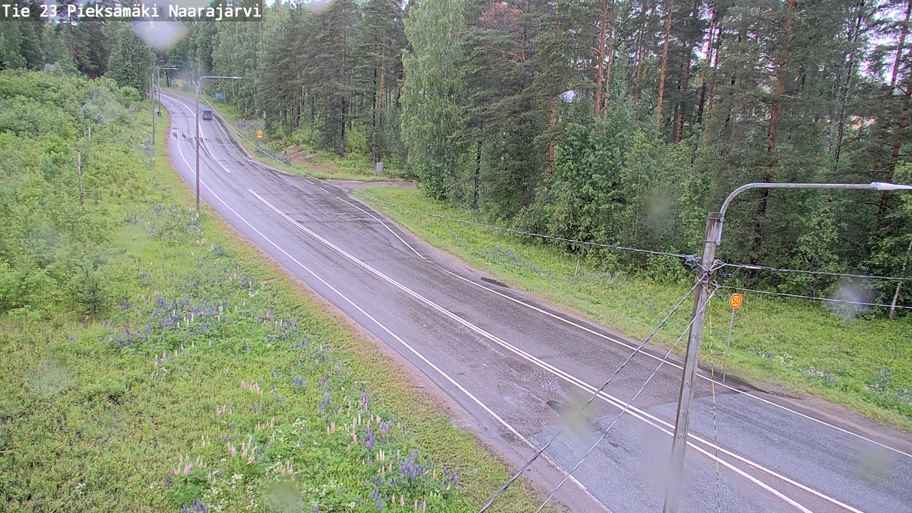 Weather Camera Image Väg 23 Pieksämäki, Naarajärvi, Pieksämäki, Etelä-Savo