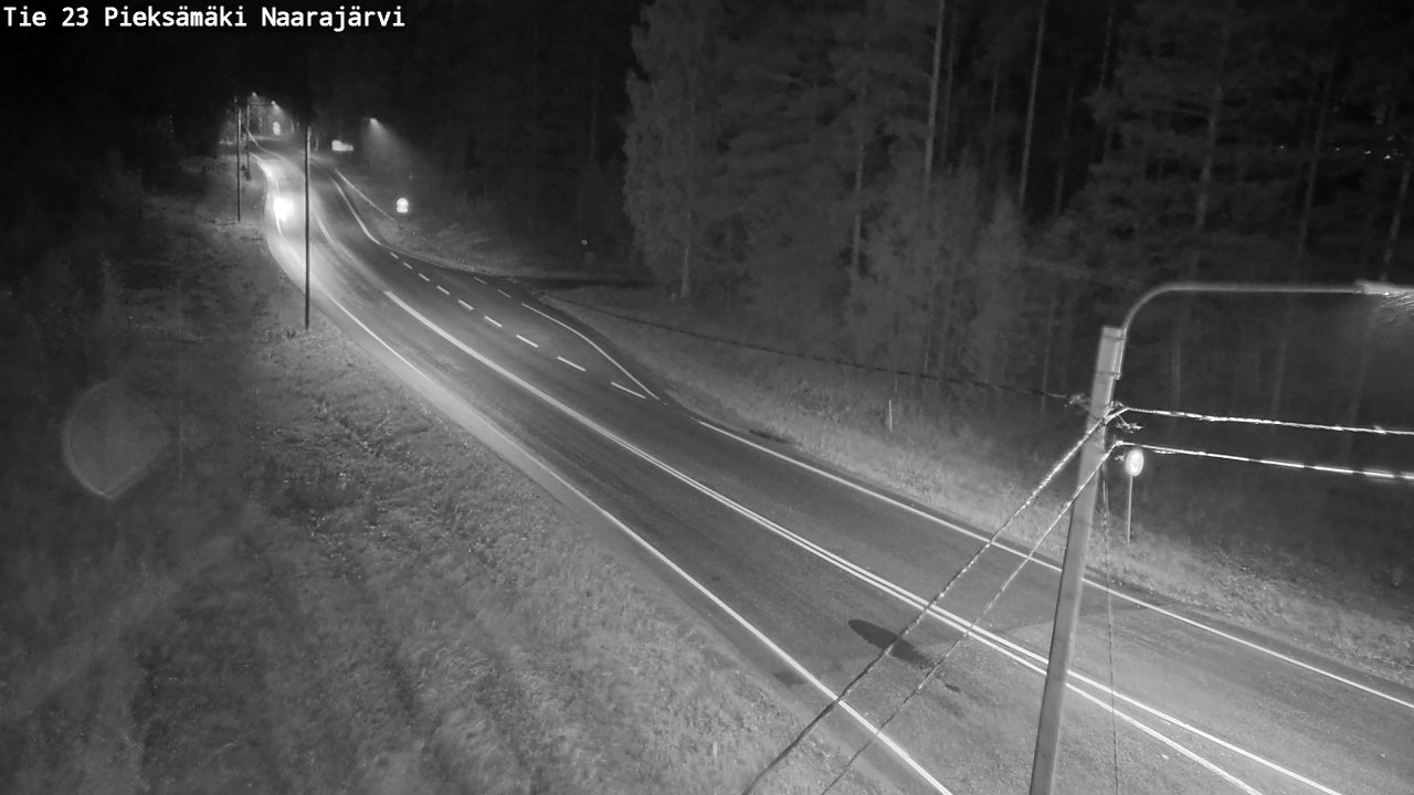 Weather Camera Image Road 23 Pieksämäki, Naarajärvi, Pieksämäki, Etelä-Savo
