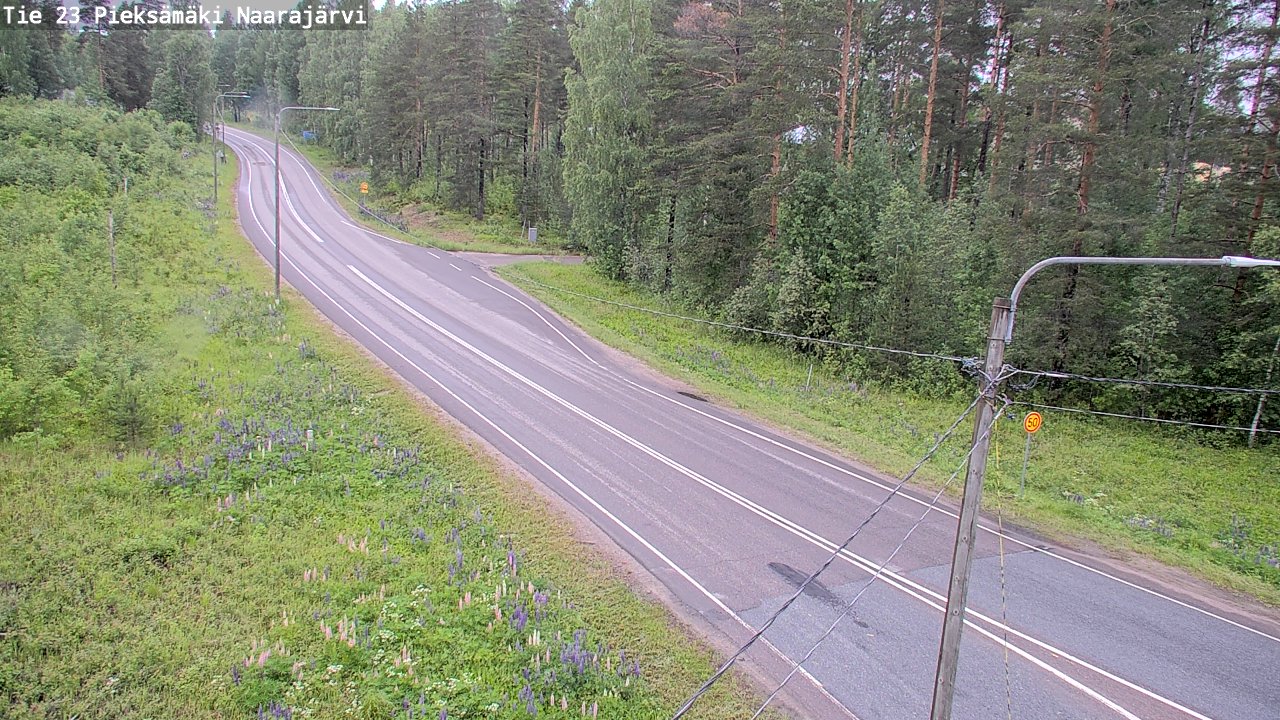 Weather Camera Image Road 23 Pieksämäki, Naarajärvi, Pieksämäki, Etelä-Savo