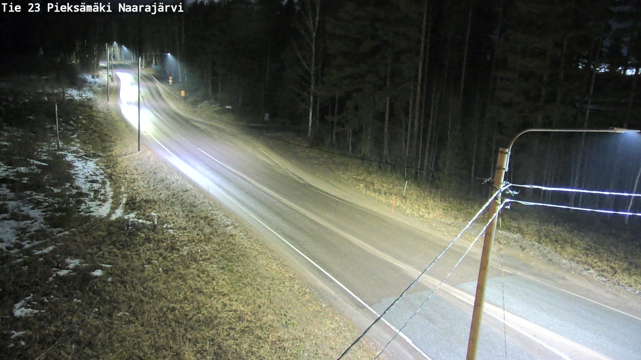 Weather Camera Image Väg 23 Pieksämäki, Naarajärvi, Pieksämäki, Etelä-Savo