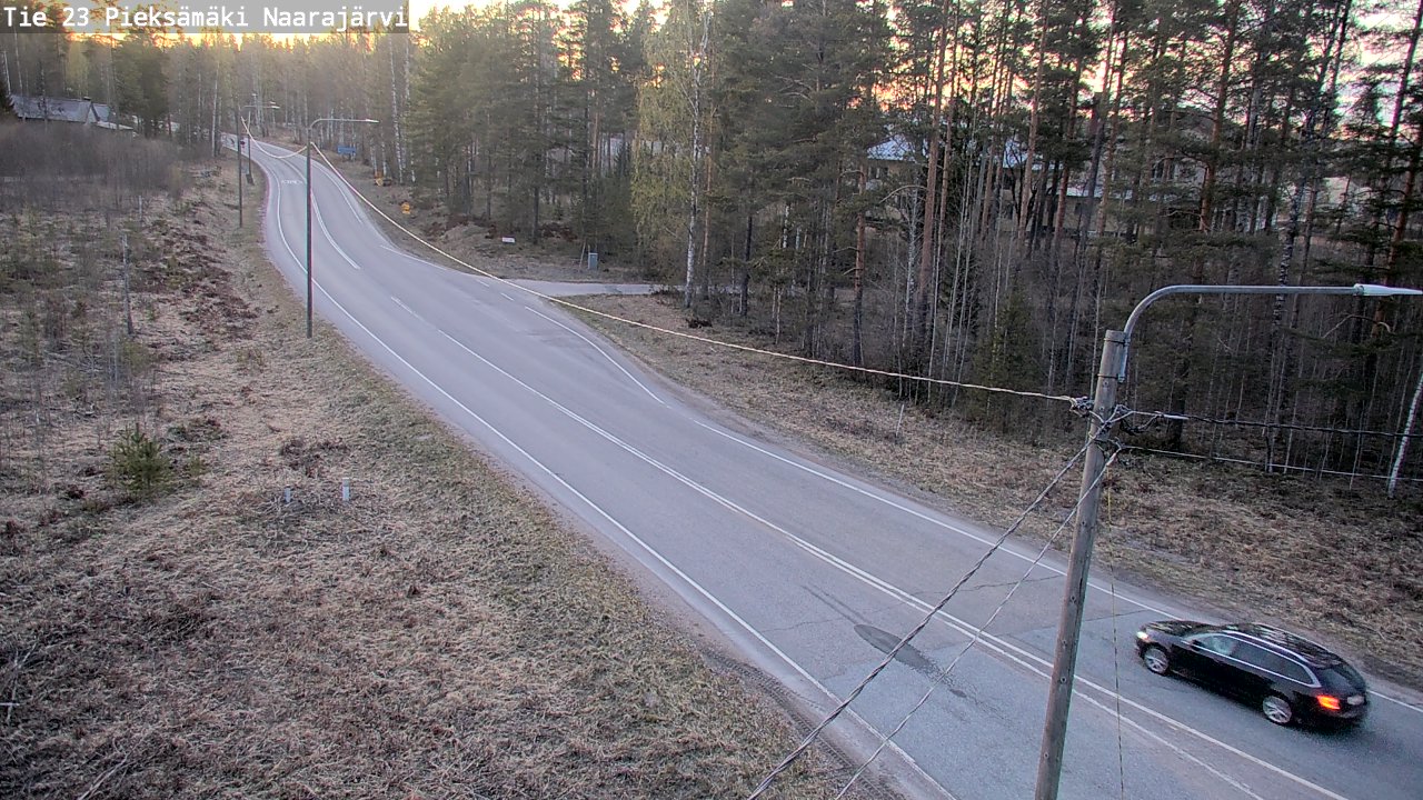 Weather Camera Image Väg 23 Pieksämäki, Naarajärvi, Pieksämäki, Etelä-Savo