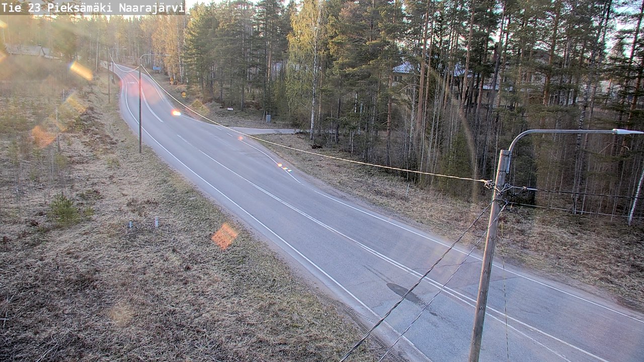 Weather Camera Image Väg 23 Pieksämäki, Naarajärvi, Pieksämäki, Etelä-Savo