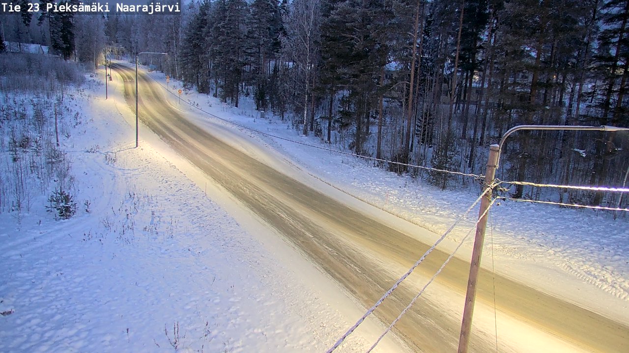 Kelikamerat Kuva Tie 23 Pieksämäki, Naarajärvi, Pieksämäki, Etelä-Savo