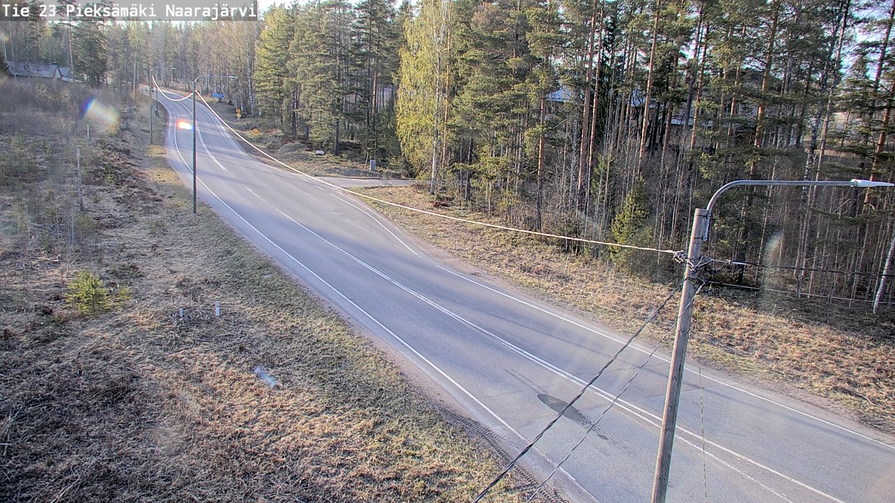 Weather Camera Image Väg 23 Pieksämäki, Naarajärvi, Pieksämäki, Etelä-Savo