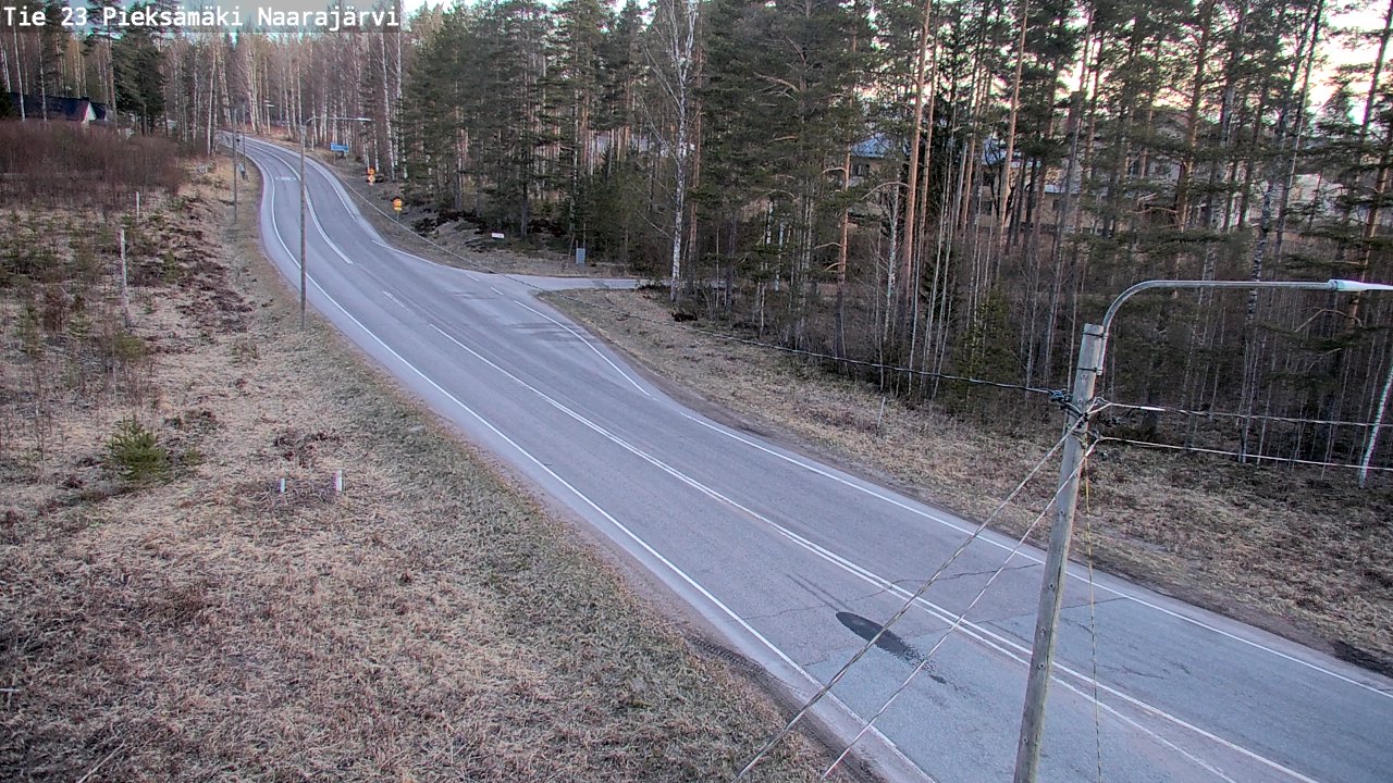 Weather Camera Image Väg 23 Pieksämäki, Naarajärvi, Pieksämäki, Etelä-Savo