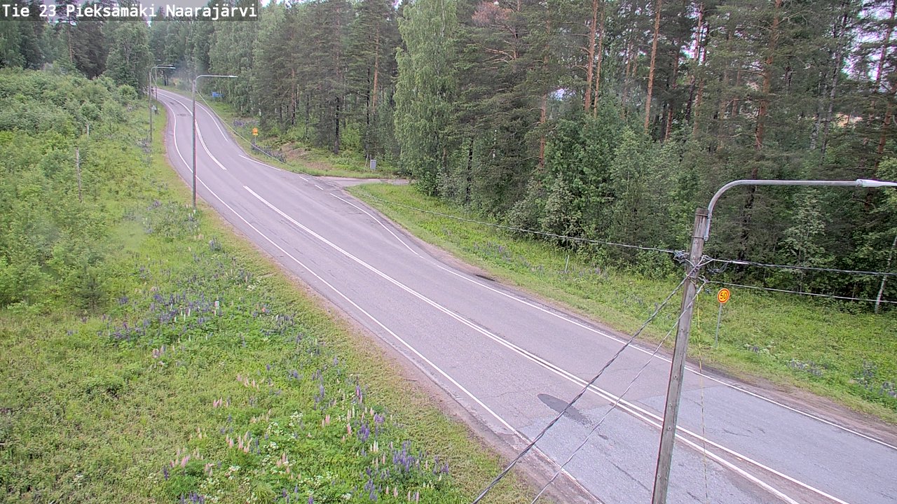 Weather Camera Image Road 23 Pieksämäki, Naarajärvi, Pieksämäki, Etelä-Savo