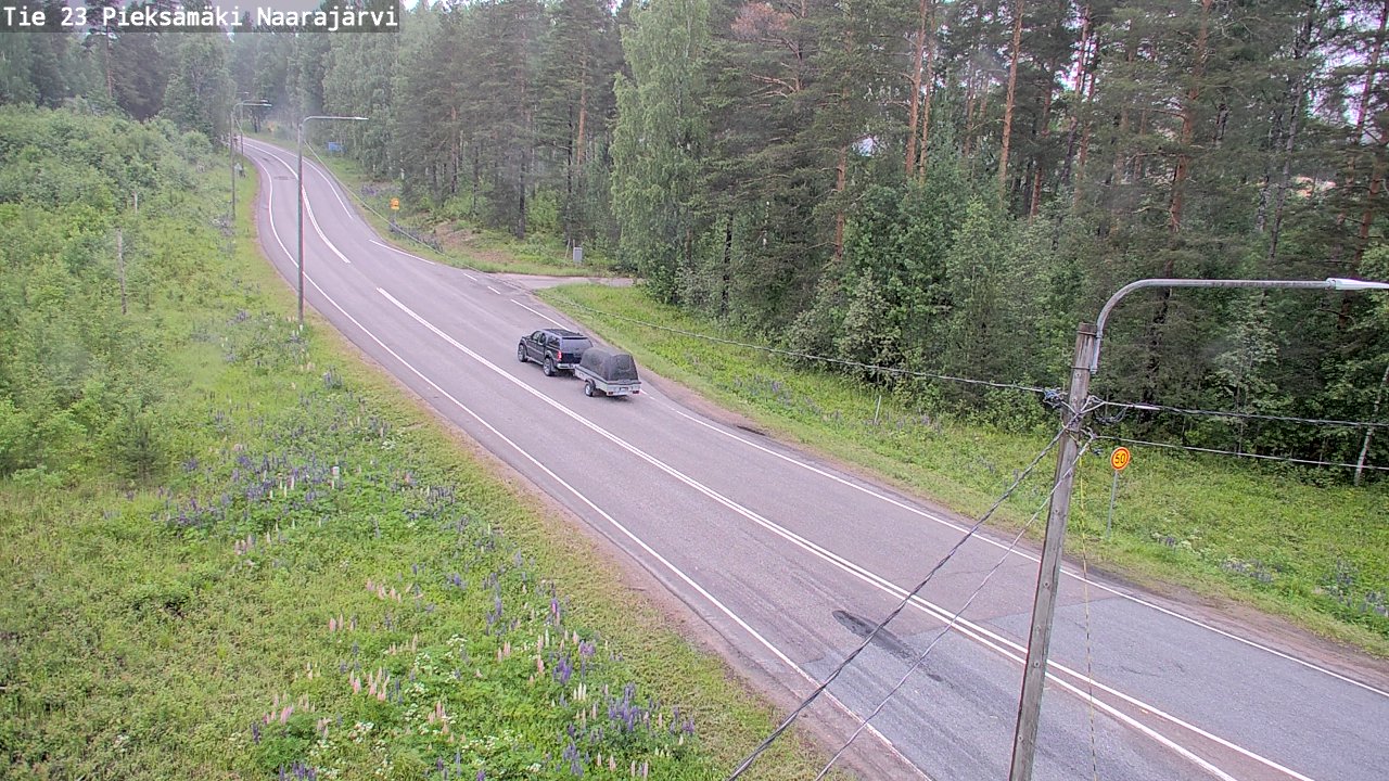 Weather Camera Image Road 23 Pieksämäki, Naarajärvi, Pieksämäki, Etelä-Savo