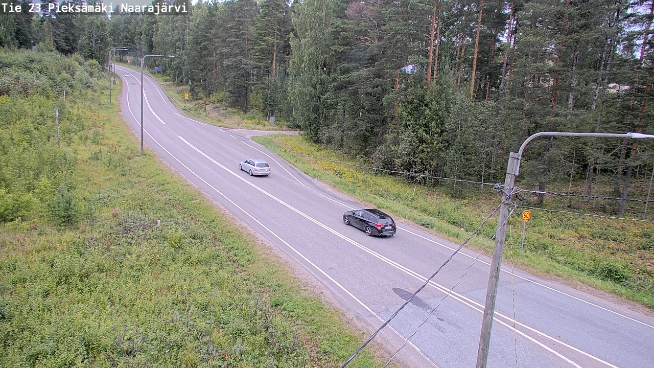 Weather Camera Image Väg 23 Pieksämäki, Naarajärvi, Pieksämäki, Etelä-Savo