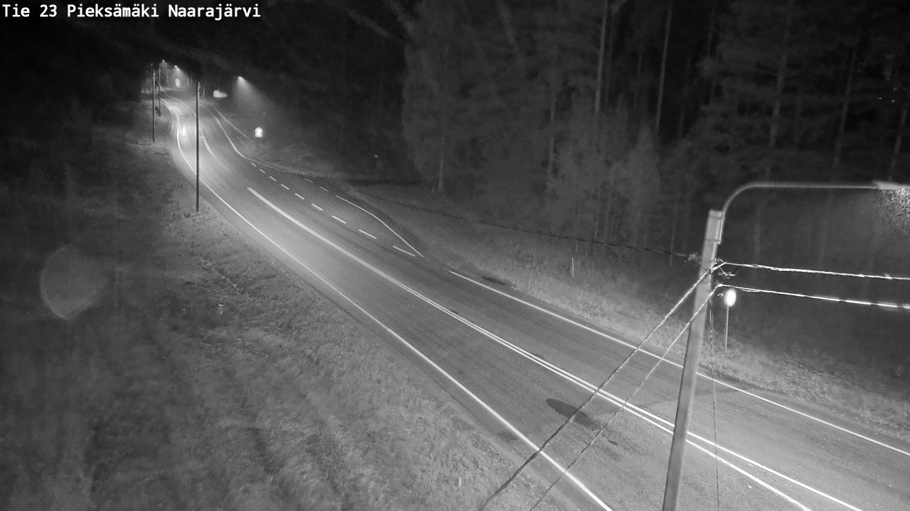 Weather Camera Image Road 23 Pieksämäki, Naarajärvi, Pieksämäki, Etelä-Savo