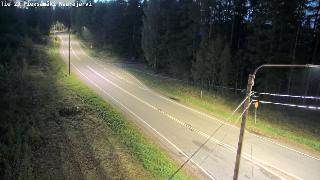 Weather Camera Image Road 23 Pieksämäki, Naarajärvi, Pieksämäki, Etelä-Savo