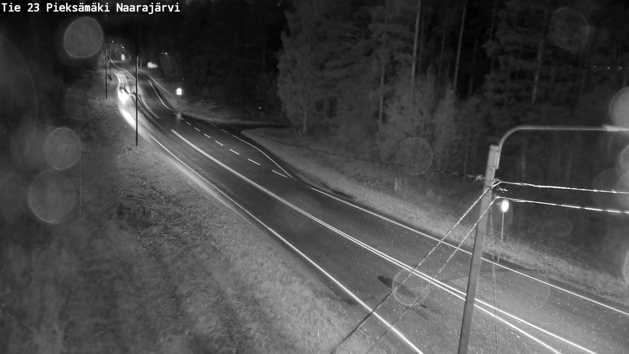 Weather Camera Image Road 23 Pieksämäki, Naarajärvi, Pieksämäki, Etelä-Savo