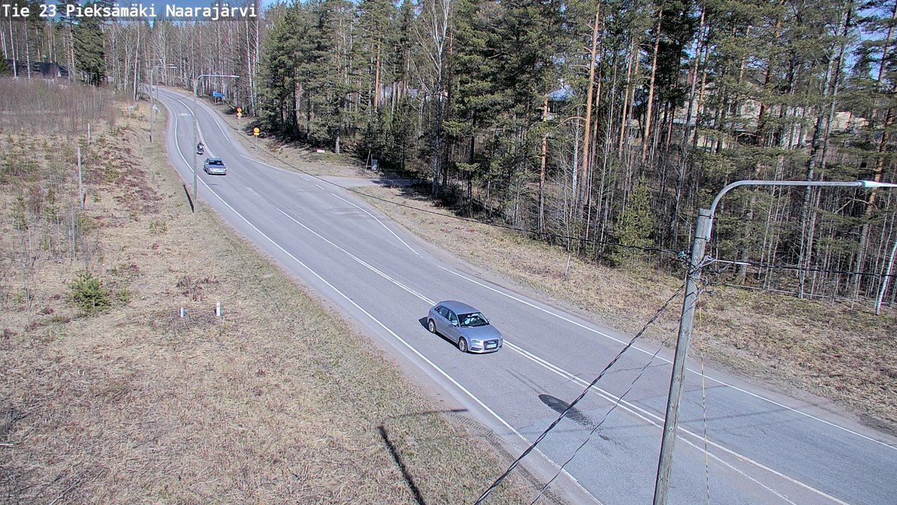 Weather Camera Image Väg 23 Pieksämäki, Naarajärvi, Pieksämäki, Etelä-Savo