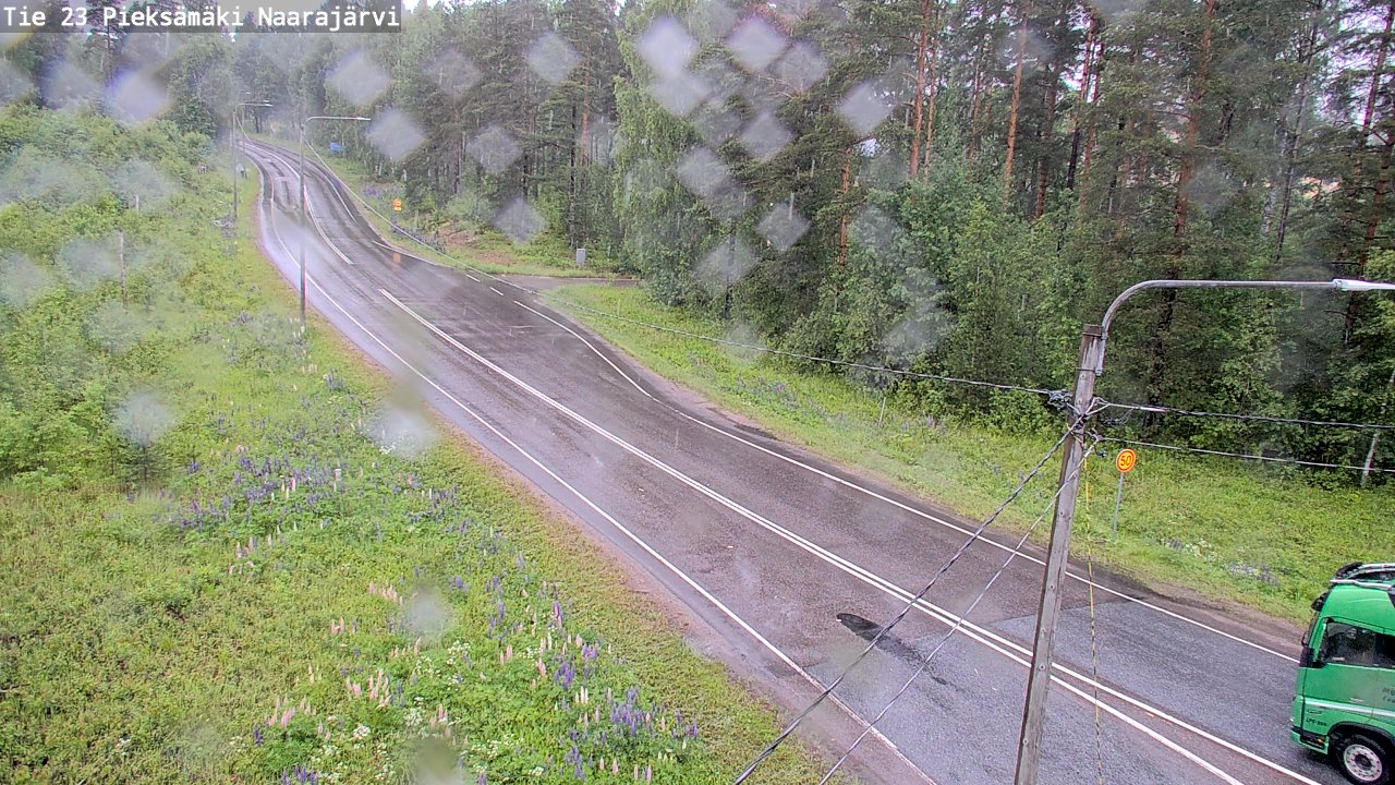 Weather Camera Image Väg 23 Pieksämäki, Naarajärvi, Pieksämäki, Etelä-Savo