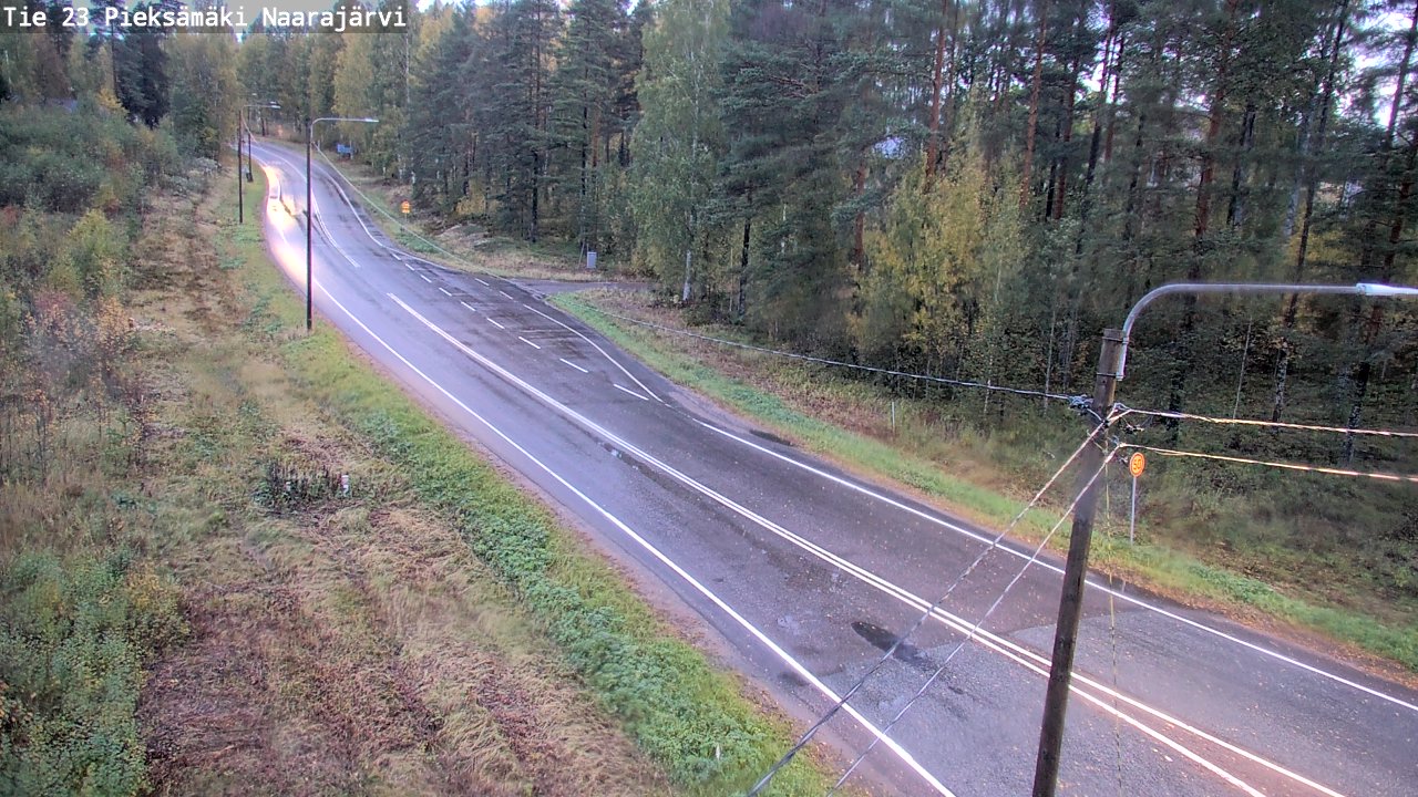 Weather Camera Image Road 23 Pieksämäki, Naarajärvi, Pieksämäki, Etelä-Savo