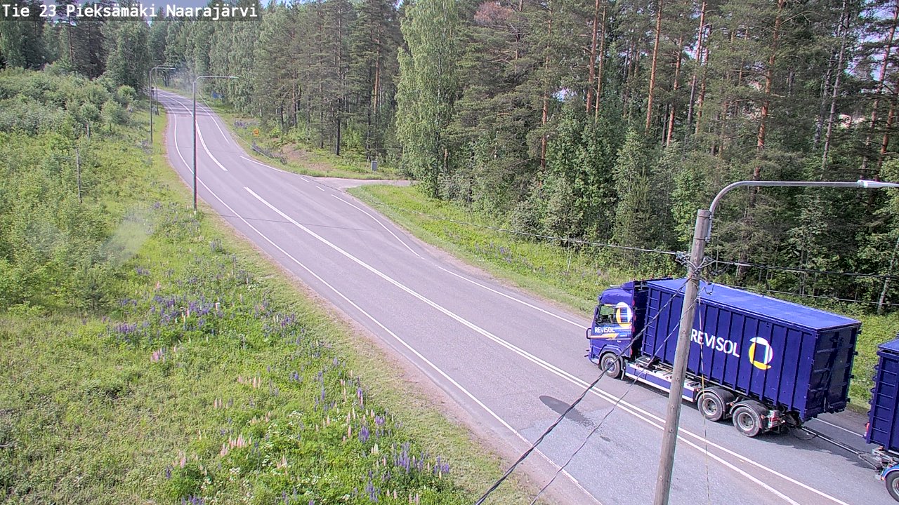 Kelikamerat Kuva Tie 23 Pieksämäki, Naarajärvi, Pieksämäki, Etelä-Savo