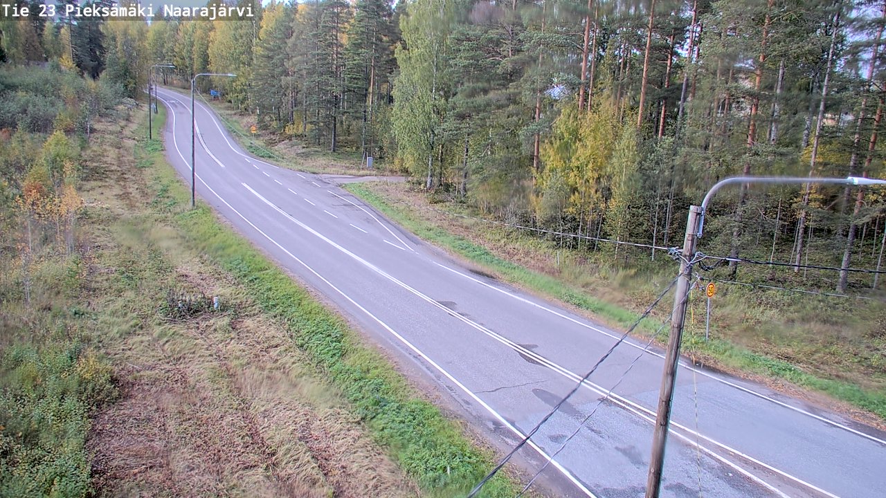 Weather Camera Image Road 23 Pieksämäki, Naarajärvi, Pieksämäki, Etelä-Savo