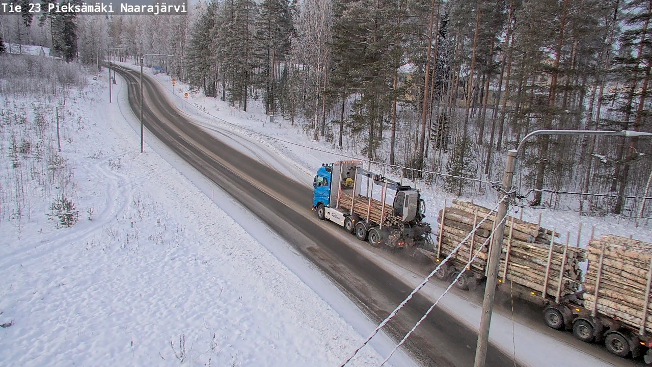 Kelikamerat Kuva Tie 23 Pieksämäki, Naarajärvi, Pieksämäki, Etelä-Savo