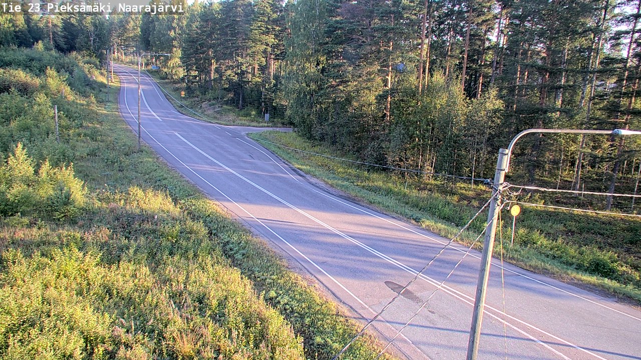 Weather Camera Image Väg 23 Pieksämäki, Naarajärvi, Pieksämäki, Etelä-Savo