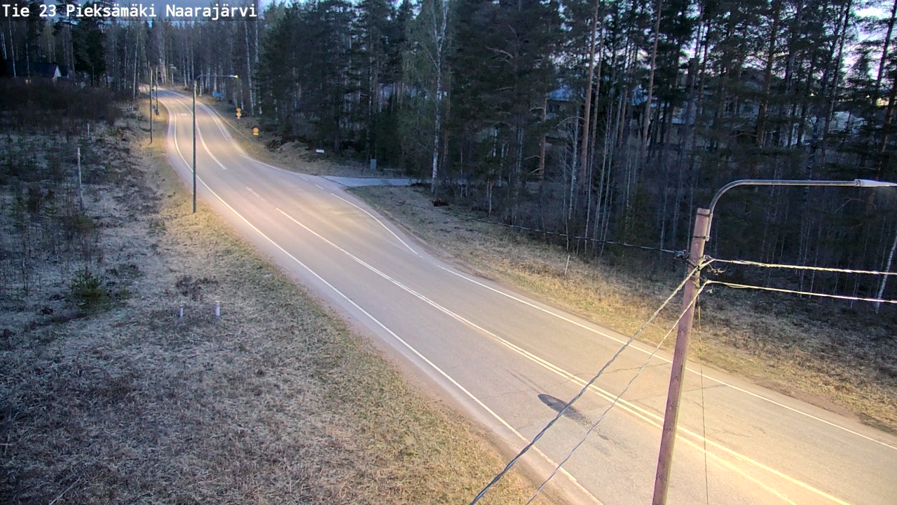 Weather Camera Image Road 23 Pieksämäki, Naarajärvi, Pieksämäki, Etelä-Savo