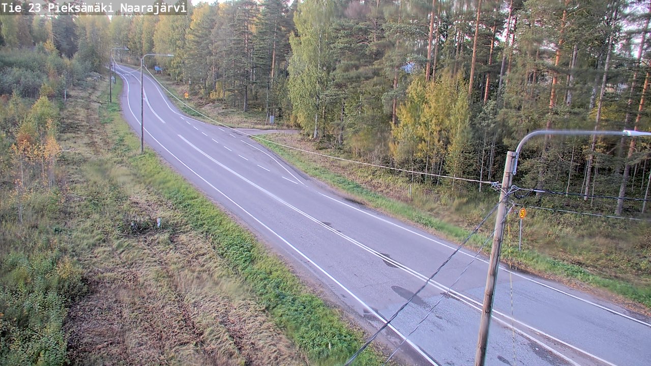 Weather Camera Image Road 23 Pieksämäki, Naarajärvi, Pieksämäki, Etelä-Savo