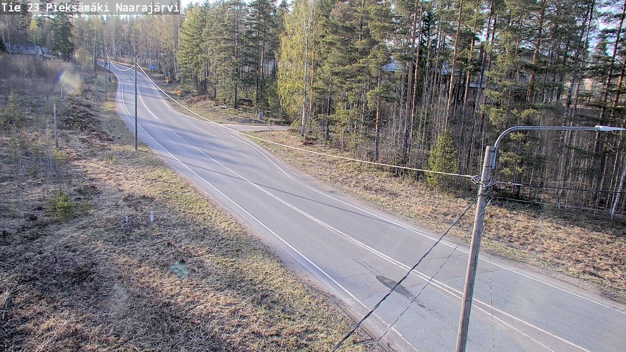 Weather Camera Image Väg 23 Pieksämäki, Naarajärvi, Pieksämäki, Etelä-Savo