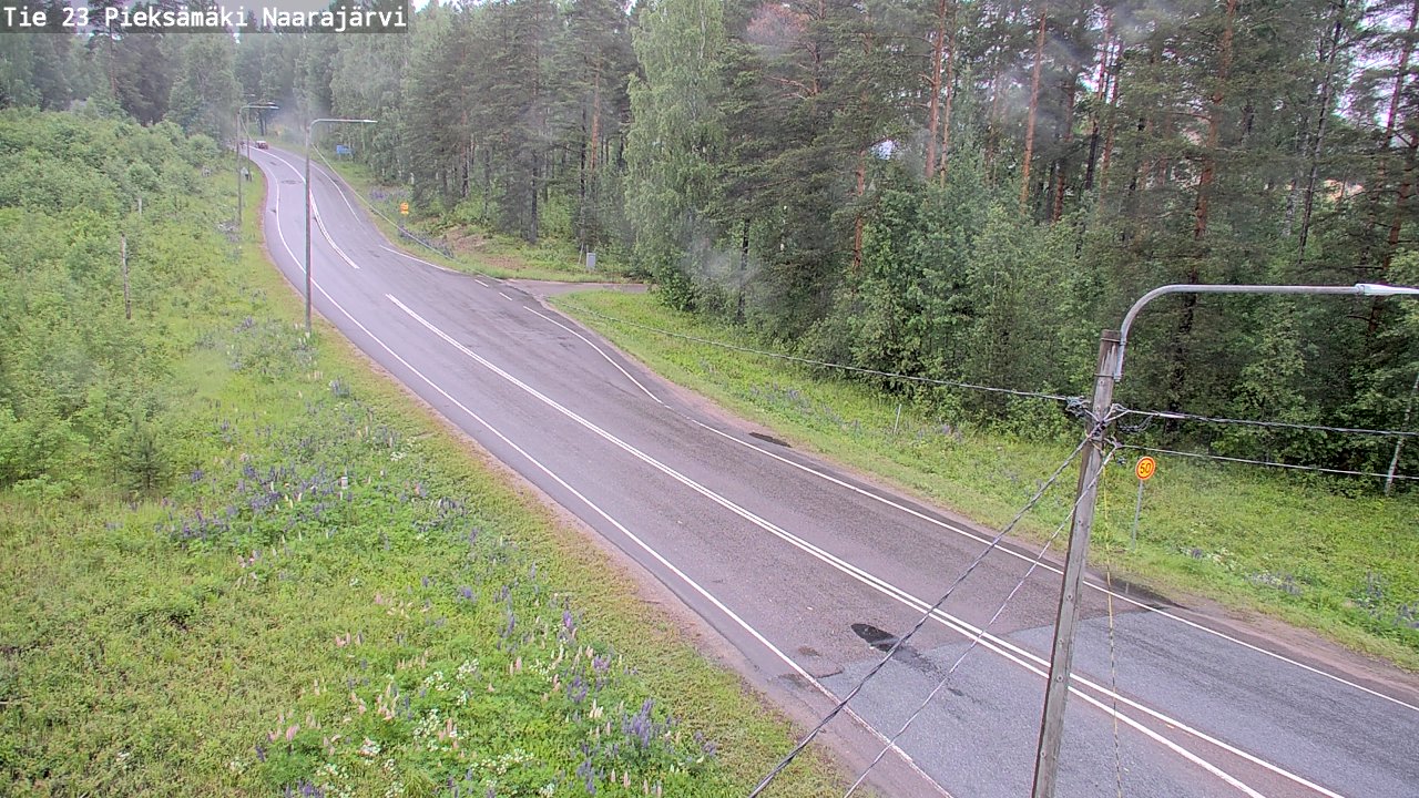 Weather Camera Image Väg 23 Pieksämäki, Naarajärvi, Pieksämäki, Etelä-Savo
