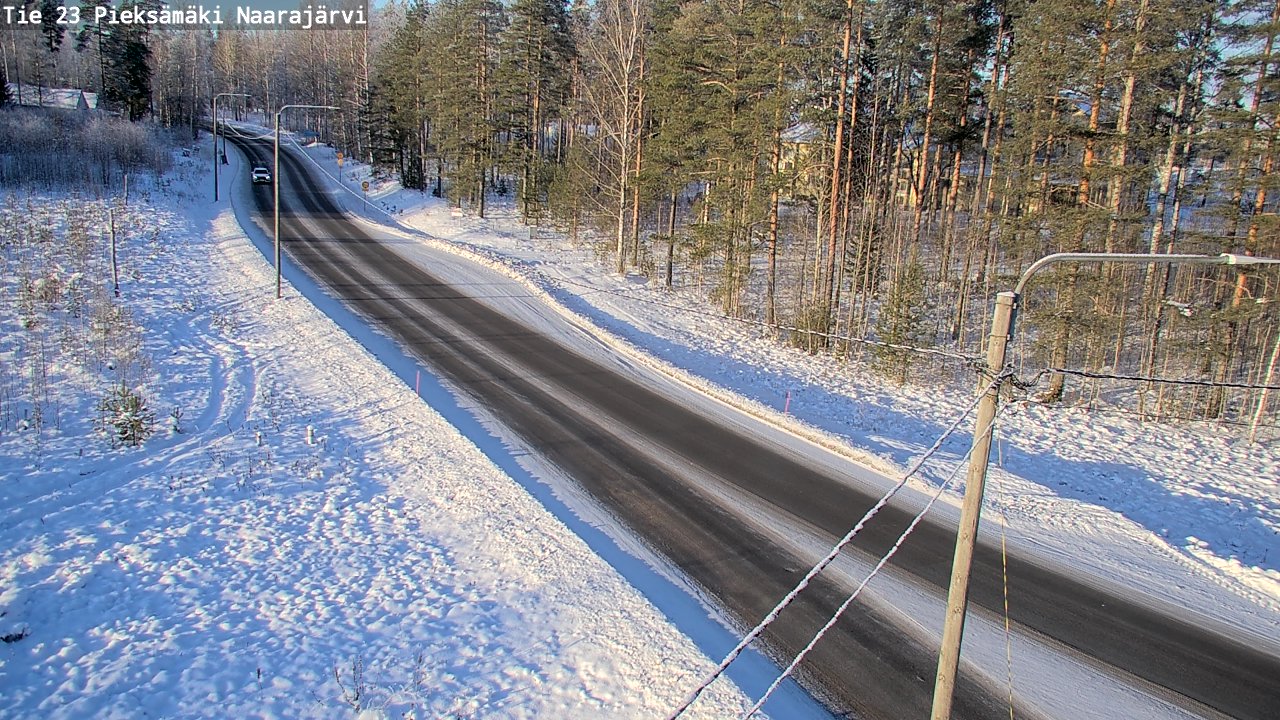 Weather Camera Image Road 23 Pieksämäki, Naarajärvi, Pieksämäki, Etelä-Savo