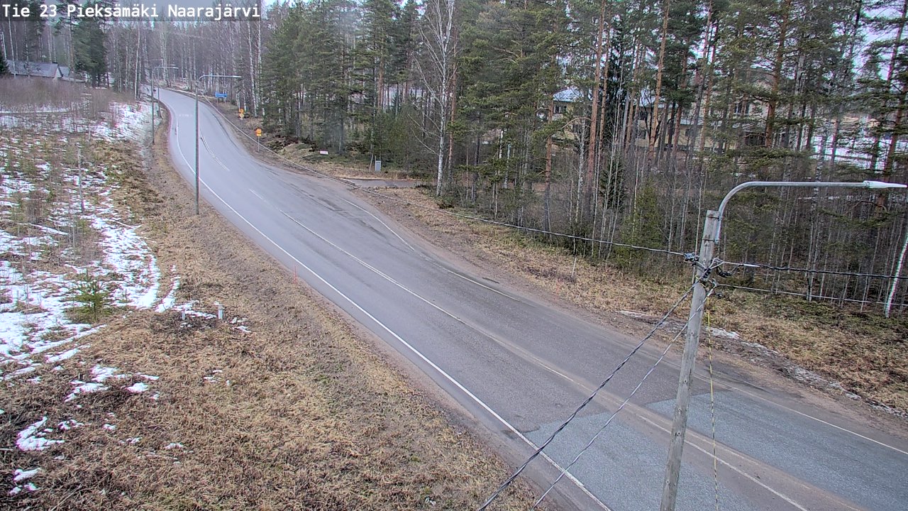 Weather Camera Image Väg 23 Pieksämäki, Naarajärvi, Pieksämäki, Etelä-Savo