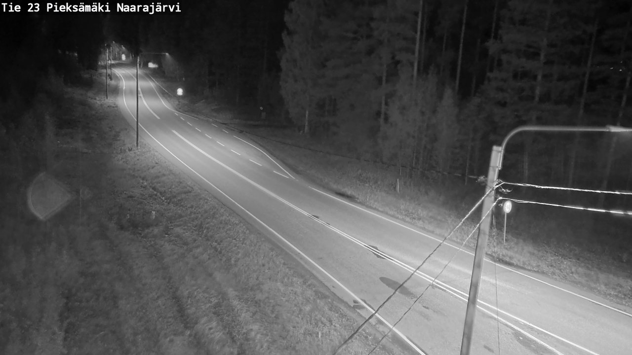 Weather Camera Image Road 23 Pieksämäki, Naarajärvi, Pieksämäki, Etelä-Savo