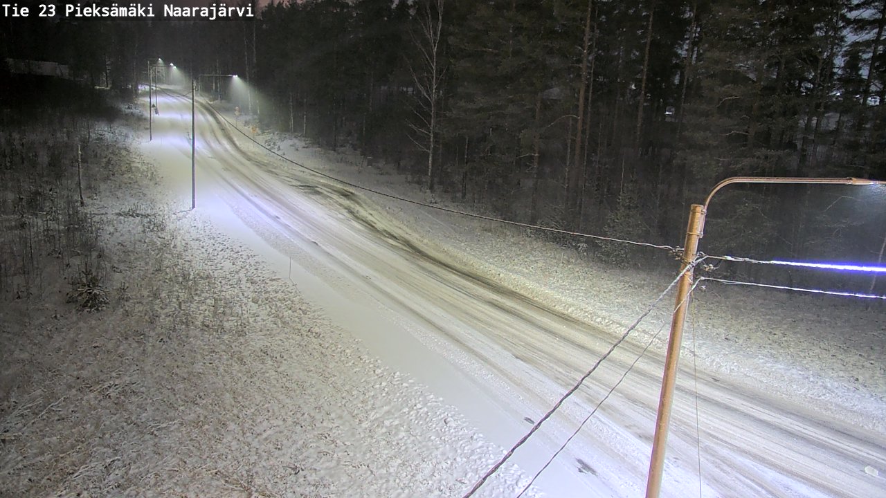 Kelikamerat Kuva Tie 23 Pieksämäki, Naarajärvi, Pieksämäki, Etelä-Savo